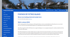 Desktop Screenshot of petrieisland.org