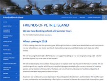 Tablet Screenshot of petrieisland.org